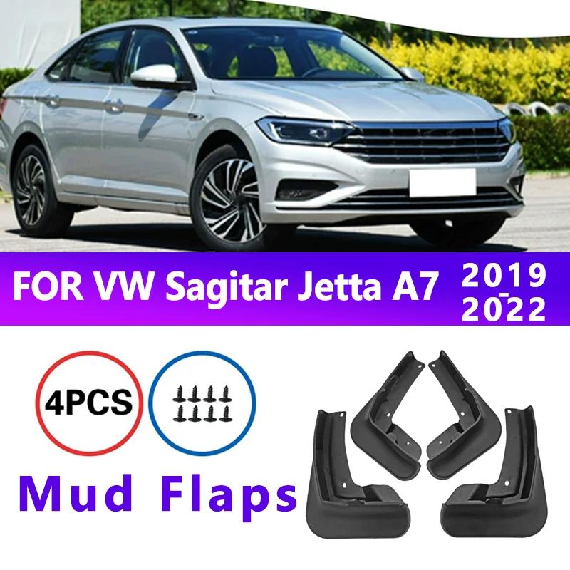 Mud Flaps Fit for Volkswagen Sagitar Jetta A7 - Mudguards Tire Fenders Splash Proof Accessories Wheel Guards 4ps Jetta A7 2019-2022