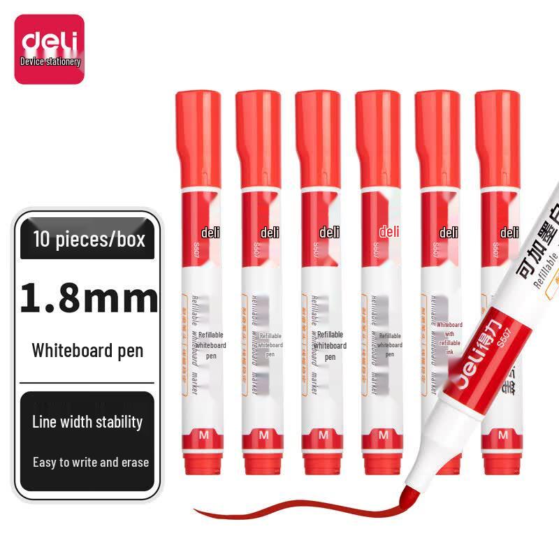 Deli S507 Refillable Whiteboard Marker