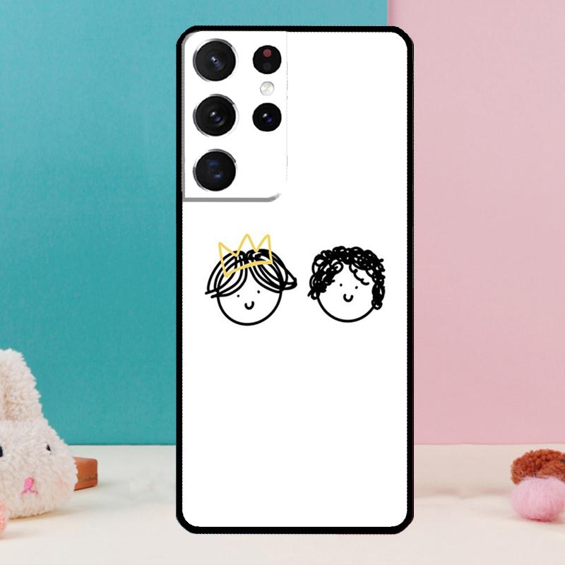 Young Royals Simon and Wilhelm Phone Case For Samsung Galaxy S25 S24 S23 S22 S21 Ultra S9 S10 S20 Plus FE Funda Cover Shell
