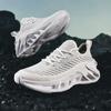 Fashion Fashion Purple Running Shoes Unisex Knit Breathable Platform Men's Casual Sneakers Outdoor Non slip Lace up Women's Sports Shoes