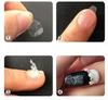 Double-side Glue Sticker Transparent Flexible 10 Sheets Fake Nail Tips Adhesive Nail Glue 240PCS/10sheets
