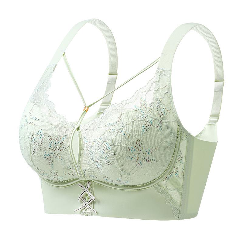 

Женское кружевное корректирующее белье с боковой поддержкой - средней толщины, дышащее, без косточек, красиво сидит на груди любого размера 38/85