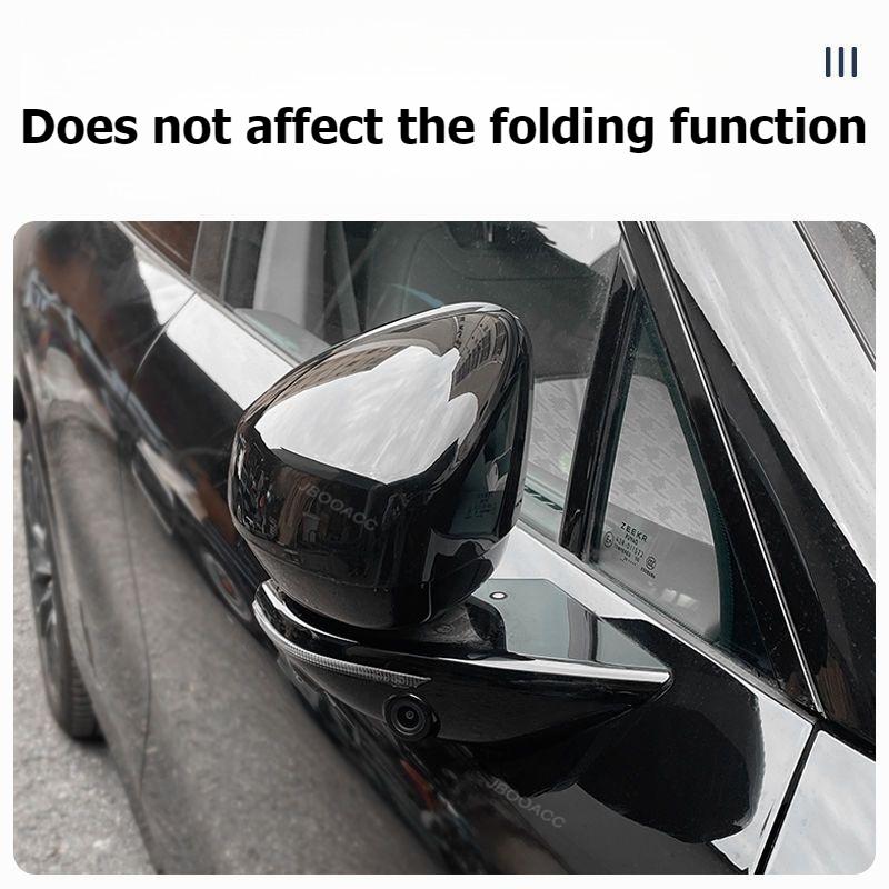 For Geely Zeekr 7X 2024 2025 Pair Rearview Mirror Cover Case Side Rear View Mirror Cover Caps Stickers Exterior Car Accessories