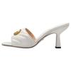 Gucci 95mm Matelasse-effect Leather Mules 674839 BKO00 9022