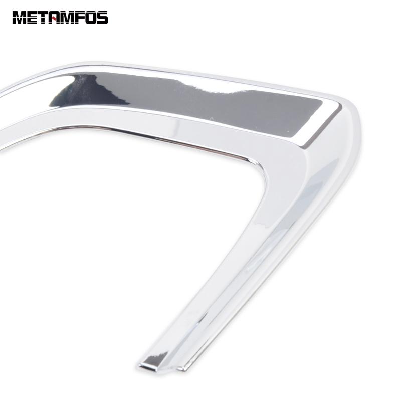 Front Fog Light Lamp Cover Trim For Hyundai Cantus Creta ix25 2018  Chrome Foglight Protector Bezel Accessories Car Styling