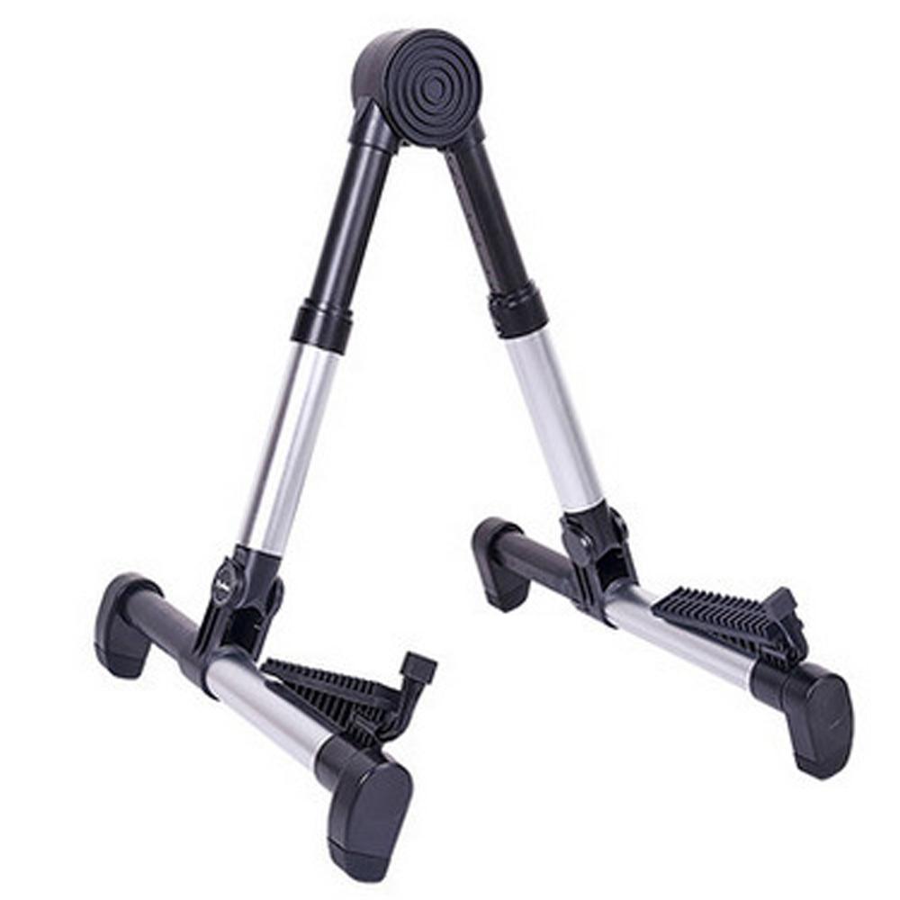 

Складная подставка для гитары, акустическая классическая складная электрическая бас-гитара, детская гавайская гитара, стойка для правой или левой руки, регулируемый V-образный держатель для скрипки серебряный