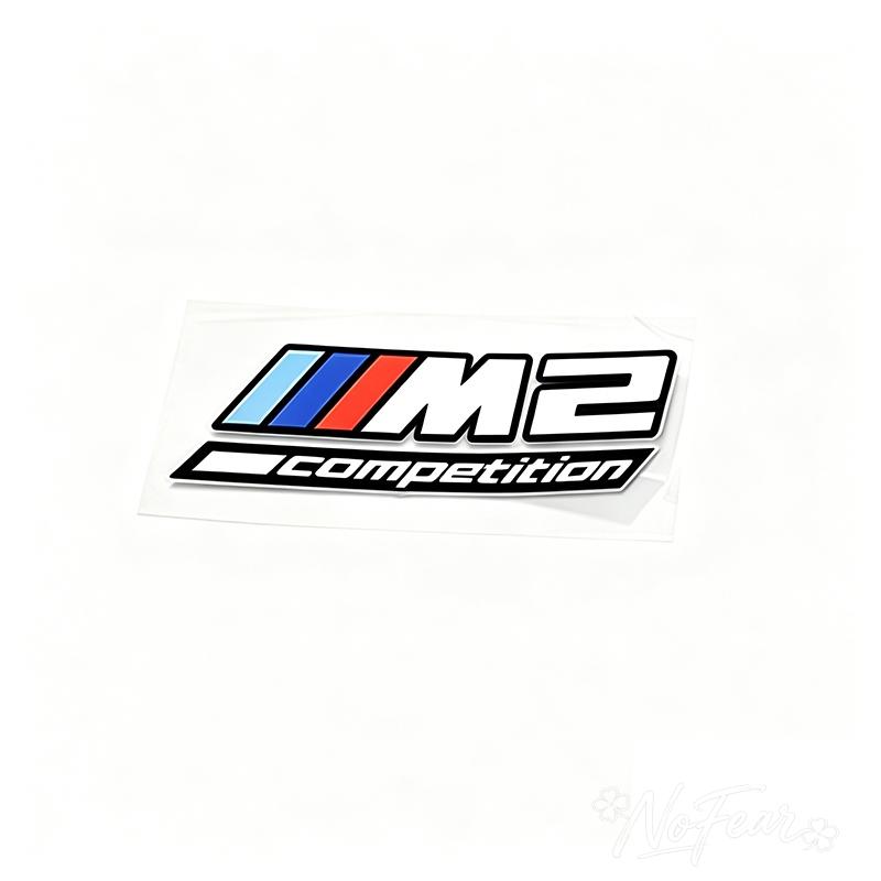 For BMW M Power M3 M5 Logo G01 G30 F30 F31 E36 E87 E60 E46 E91 X1 X3 X5 E53 For M 2 M3 M4 Competition Cs Car tail label sticker XU7