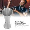 Wide Opening Double Jigger 304 Stainless Steel Cocktail Measuring Jigger  Bartender