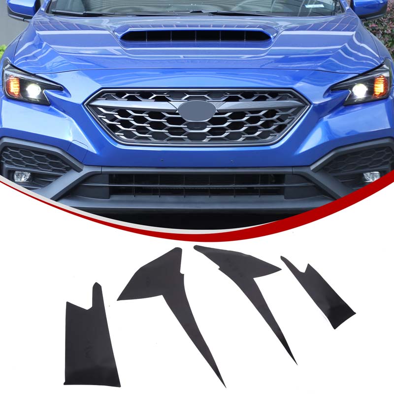 

For Subaru WRX Levorg 2025-2025 TPU yellow/ Black Car Headlight Film Protective Stickers Car Exterior Accessories чёрный