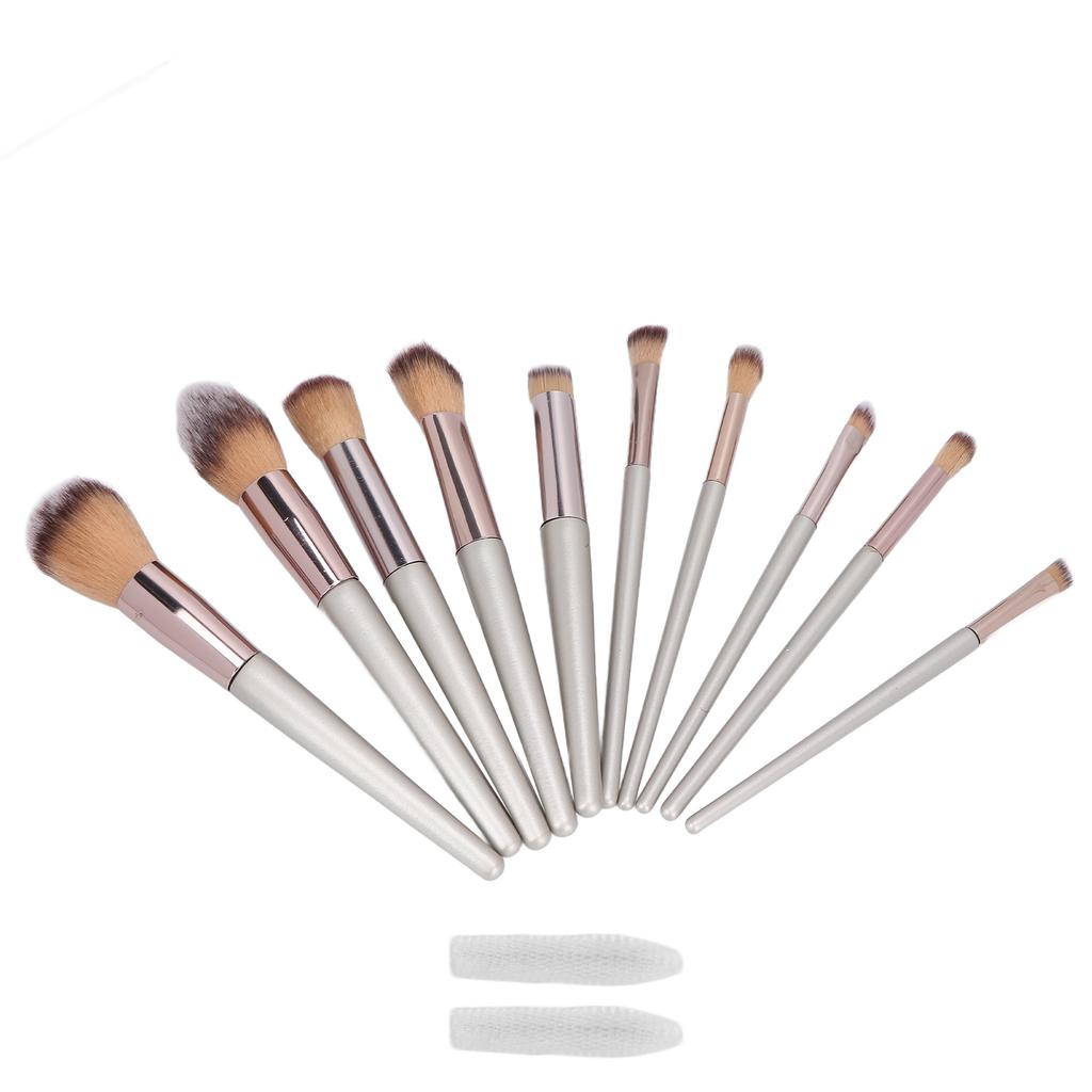 10pcs Makeup Brushes Set Professional Portable Eyeshadow Foundation Blush Brush Cosmetic Tool