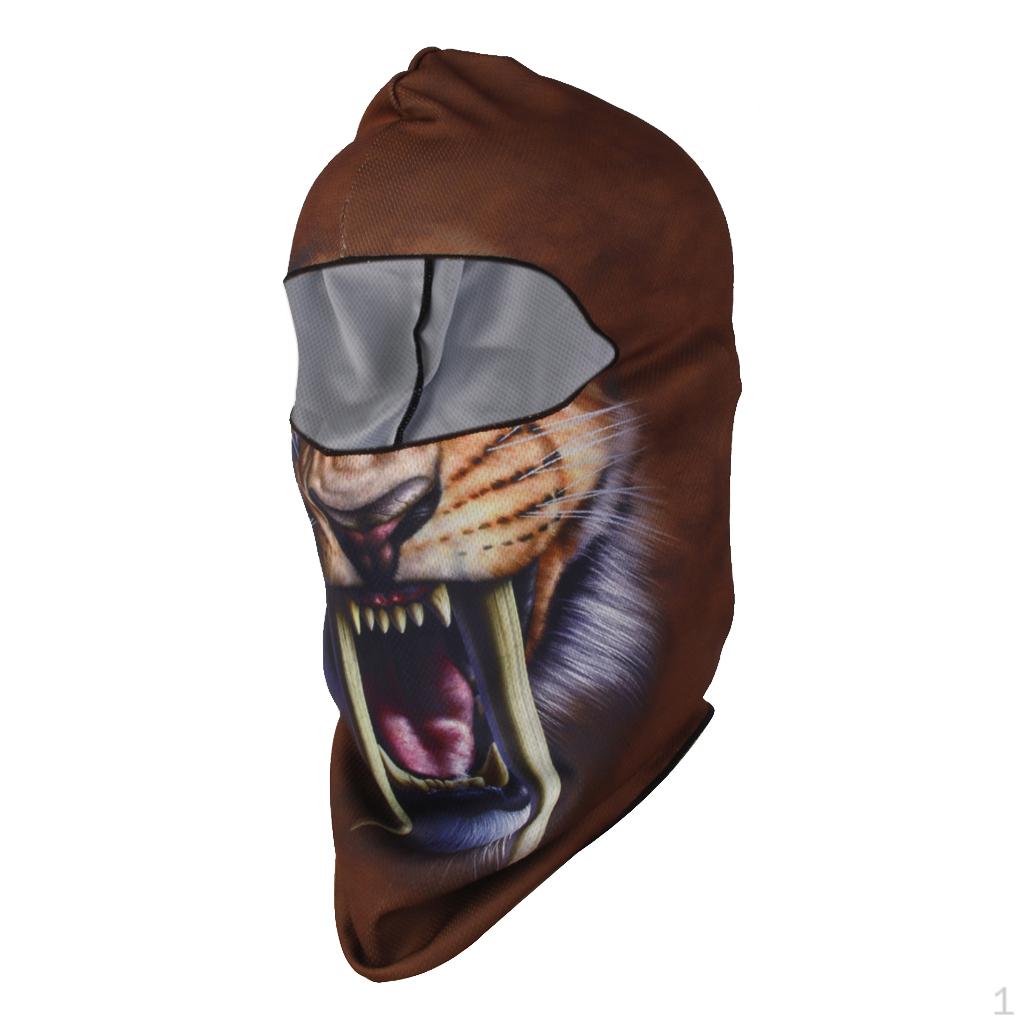 

Thin 3 Cycling Balaclava Neck Hood Full Hat - Angry