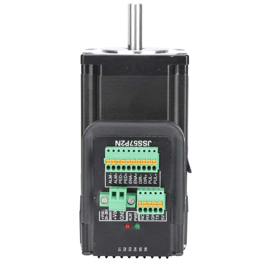 NEMA 23 Stepper Digital Stepper Servomotor med Digital Signalbehandling Integrert Steppermotor for Tekstilmotor, 24-48V Brikke, Lukket Krets CNC,