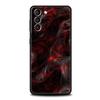 Black Red Ripple Art Phone Case for Samsung Galaxy S26 S25 S24 S23 S22 S20 S21 FE Ultra S25 Edge Plus 5G Soft TPU Cover Fundas