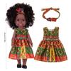 14in Toddlers Girl Doll African Reborns Toy Figurine Parenting Game Black Doll