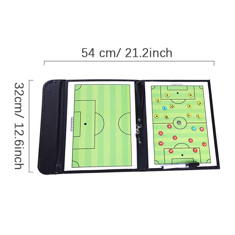 Portable Magnetic Trainning Equipments Foldable Soccer Tactical Board