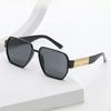 Non-polarized Fashion Irregular Retro Polygonal Men Sunglasses European and American Trendy Women's Sunglasses