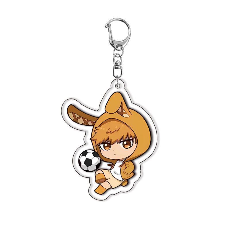 Blue Lock Acrylic Perfect Keychain Double Sided Hanging Charm Kiyora Jin Bachira Meguru Kunigami Rensuke Blue Prison Anime Layered