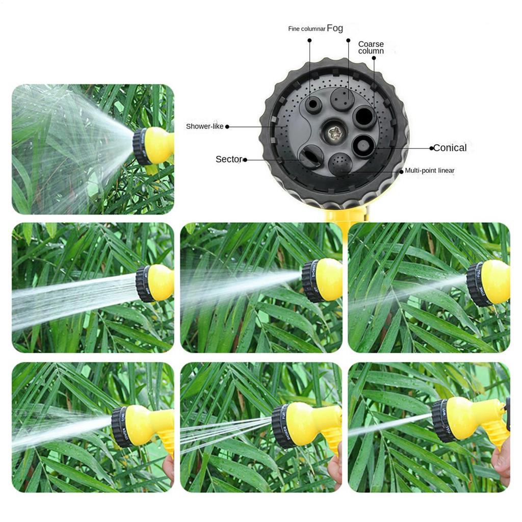 Garden Hose Nozzle Comfort Grip Gardening Accessories Hose Spray Nozzle For Lawn Outdoor Outside Yard Patio Car Wash Cleaning