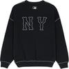 New MLB Overfit New York Yankees Coopers Logo Mega Sweatshirt Unisex Black 3AMTB0251-50BKS