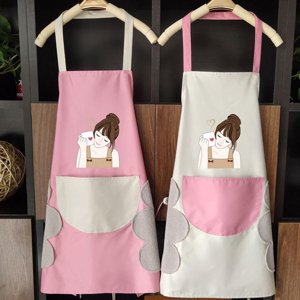 With Pocket Nail Shop Cooking Household Cleaning Tools Baking Accessories Apron Kitchen Supplies