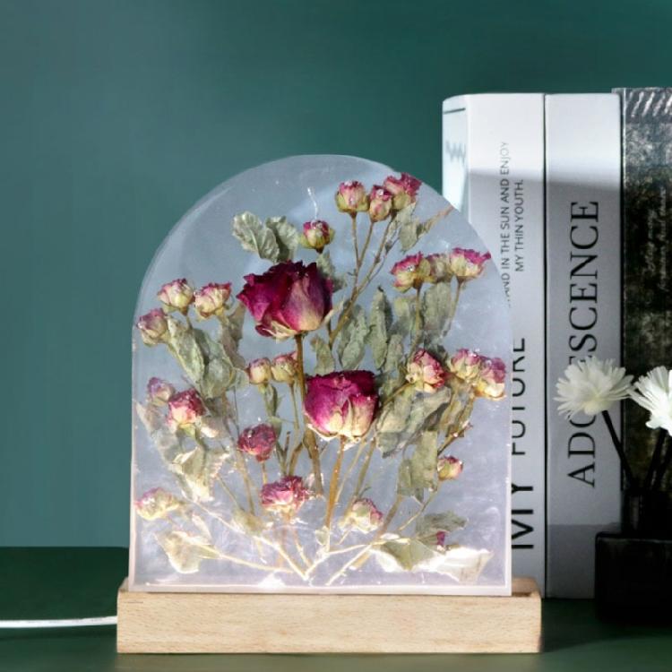 Epoxy Resin Mold Arch Resin Mold Bookends Resin Mold for Flowers Preservation