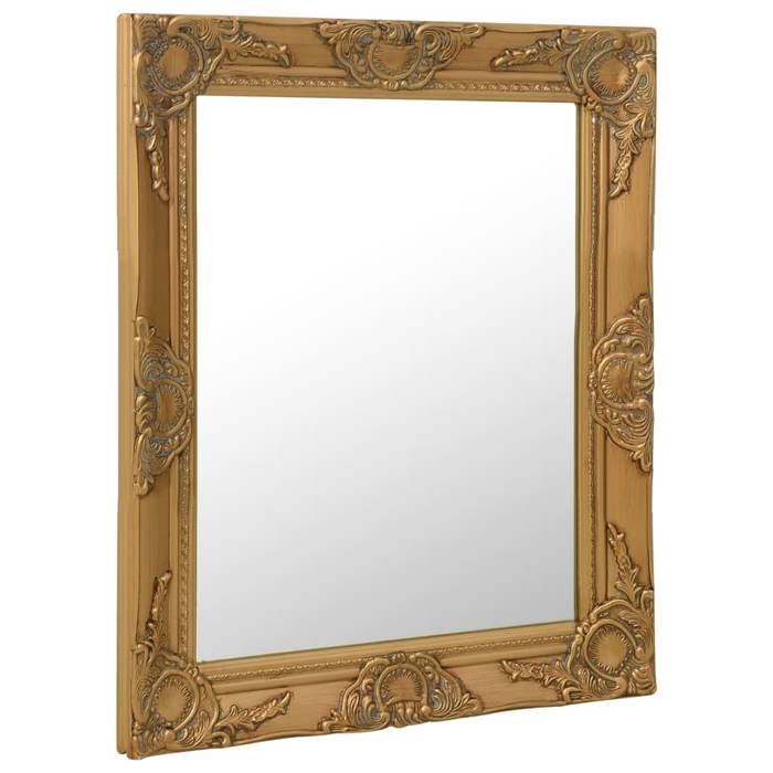 VidaXL Miroir mural style baroque 50x60 cm Doré 320317