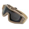 Desert Locust Goggles Desert Locust Brille, winddicht, sanddicht, Outdoor-Brille mit 2 Linsen, Khaki