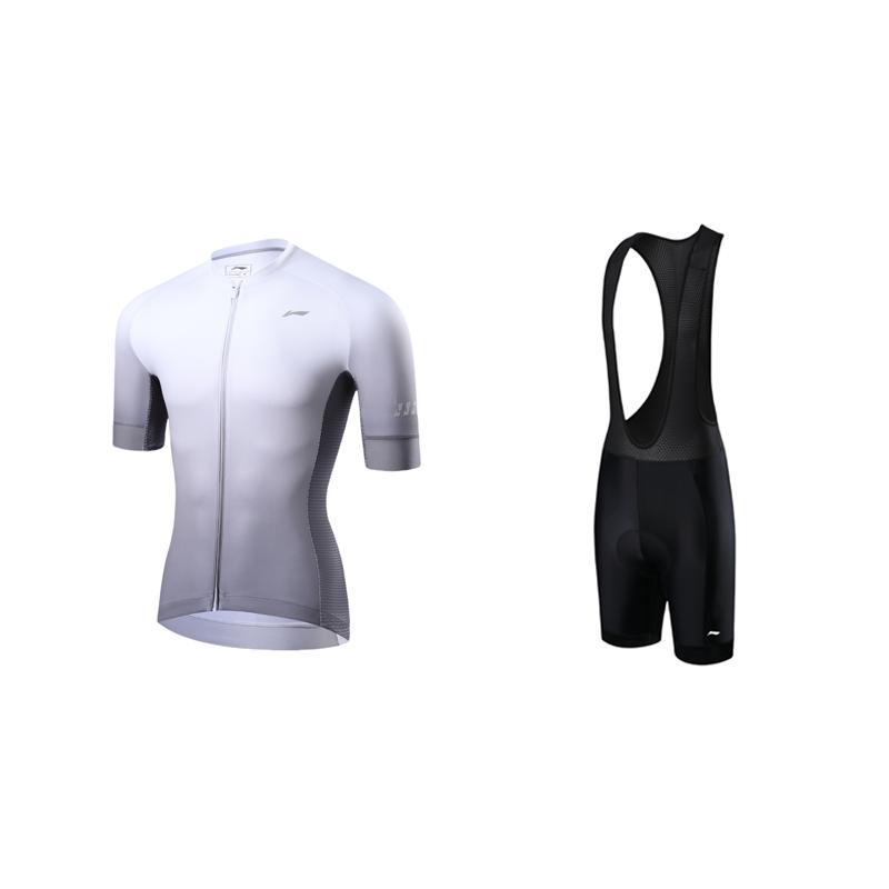 Li Ning Cycling Suits Men's Crew Neck Thin LCTY057+LCTK099