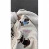 Womens Oversized Cartoon Dog Print Polo Collar Hooded Sweatshirt Loose College Style 2025