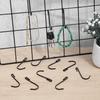 Teaaha 30 PCS J Hooks for Hanging, 2.4 Inch Clip-On Stainless Steel Wire Shelf Hooks, J Shaped Rack Hanger Sink Grid Hook for Hanging Closet, Kitchen