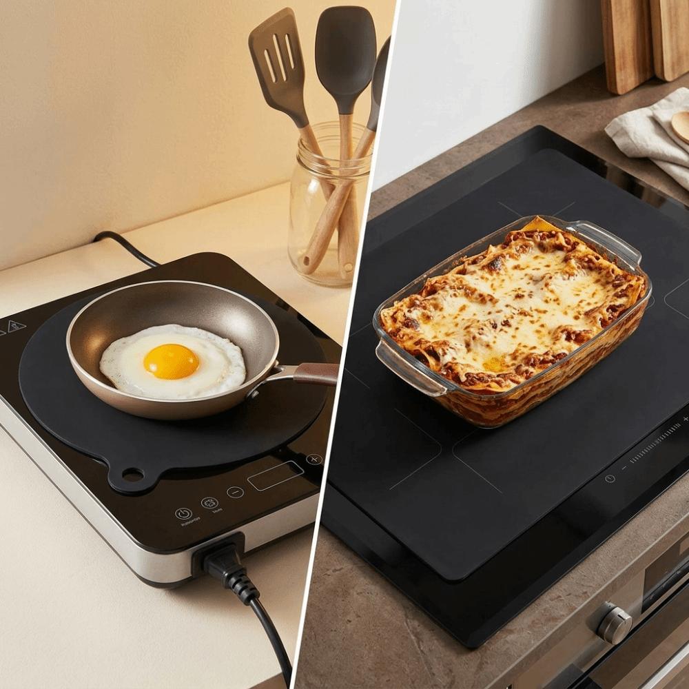 Silicone Induction Cooker  Pad Oil Resistant Kitchen Cushion Cooktop Mat  Surface Protection