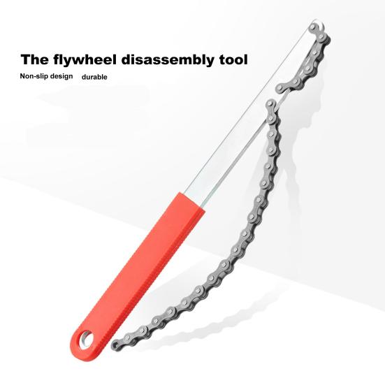 Bicycle Freewheel Turner High Strength Portable Lightweight Anti-slip Handle Anti-deformed Release Chain Long