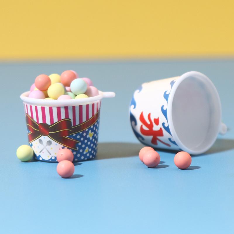 Mini Ice Cream Cup DIY Handmade Toy Set
