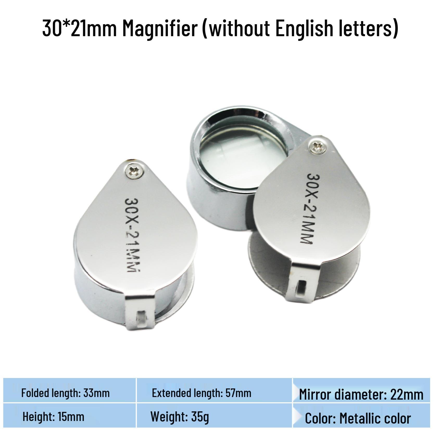

Foldable 30x Mini Jewelry & Antique Magnifying Glass