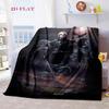 The Witcher: Dark Magic Unleashed Blanket Suitable for All Seasons Camping Trip Office Rest Blanket Machine Washable Digital Printing
