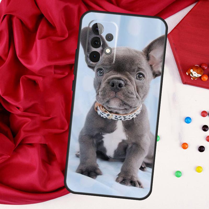 French Bulldog For Samsung Galaxy A26 A05 A06 A16 A54 A34 A14 A22 A32 A52 A55 A35 A15 A53 A13 A56 A36 Case