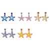Beach Vintage Styles Starfish Earrings Portable Geometric Dangle Earrings for Trendy Women Party Fashion Accessories
