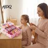 Damage Free Hair Ties Colorful Elastic Bands Clips Mini Claw Rubber Comfortable for Thick Kit