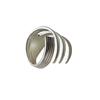 Multi-layer Cross Ring Niche Design Texture Simple Fashion Versatile Heavy Industry Wide Striped Ring