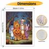 Disney Halloween Pooh Oil Painting Kit Home Bedroom Wall Decor Handmade Gift Art Crafts Supplies DIY Canvas Picture Decor