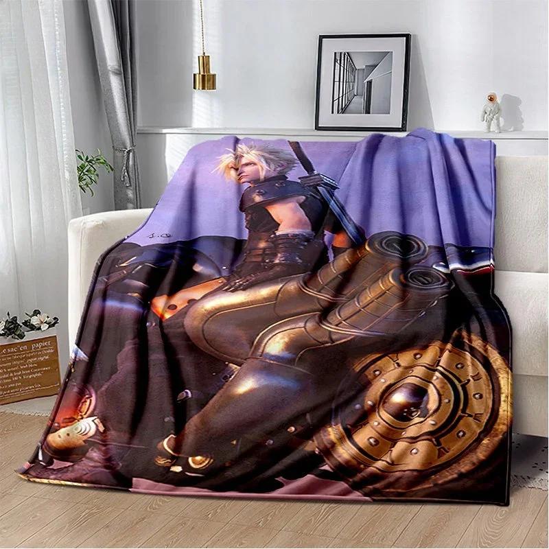 Fashion Final Fantasy Series Game Soft Plush Blanket,Flannel Blanket Throw Blanket For Living Room Bedroom Bed Sofa Picnic