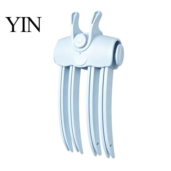 Rechargeable Hair Clip Electric Heated Volume Clip, 2 Heat Settings Volumizing Root Lift Tool Comb for Thin Hair, Fluffy Bangs, USB Cordless