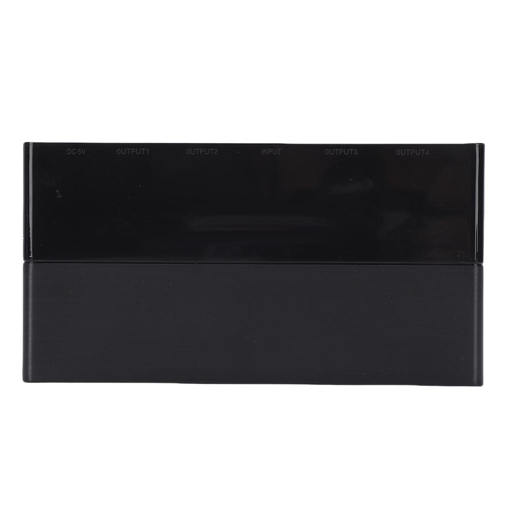 HD Multimedia Interface Splitter 1 in 4 Out 4K 60Hz HD Splitter Extender for Business Meetings Home Entertainment