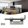 2PCS Spring Loaded Latch Pin Stainless Steel Window Cabinet Hinges Security Door Bolt Latch For Household Hardware