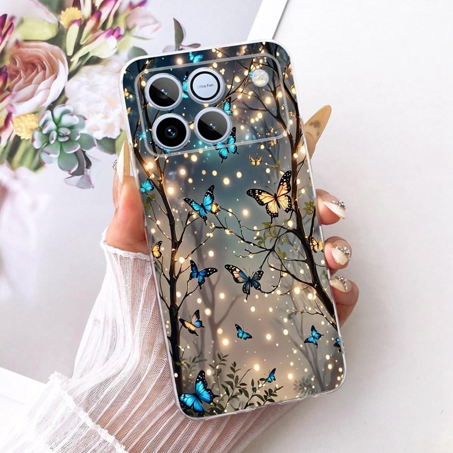 For Honor Win 5G Phone Case Soft Clear Silicone Back Cover Butterfly Dragon Cat Floral Cartoon Painting Bumper HonorWin Fundas