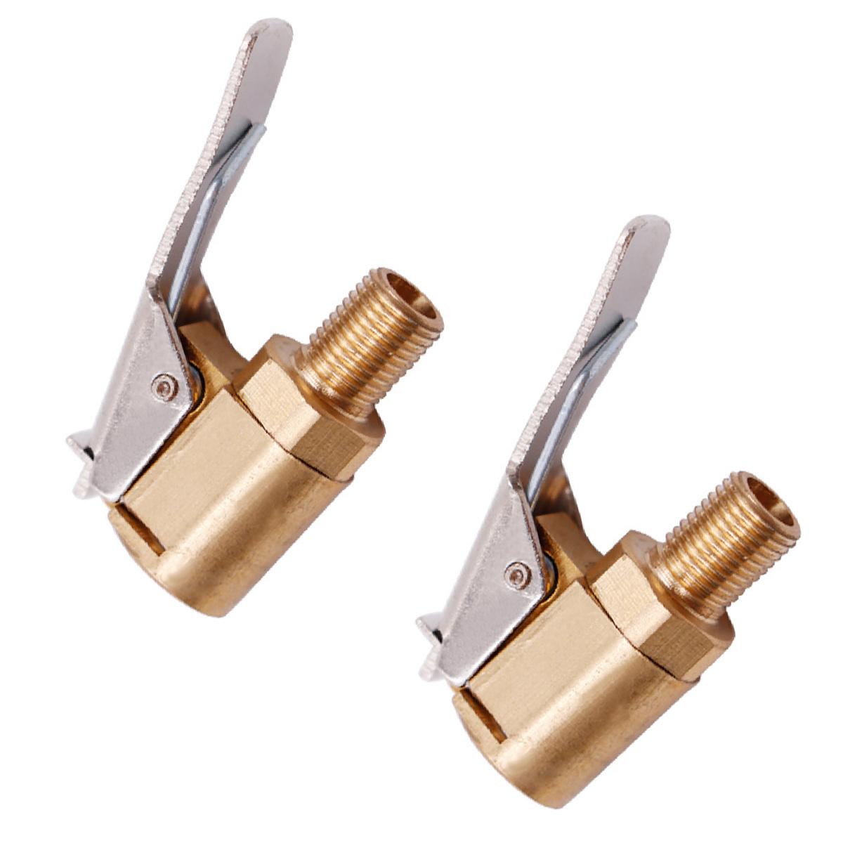 

Универсальный воздушный патрон 2 шт. Универсальный металлический воздушный патрон Насадка для накачивания Резьбовое соединение для вентиля автомобильной шины