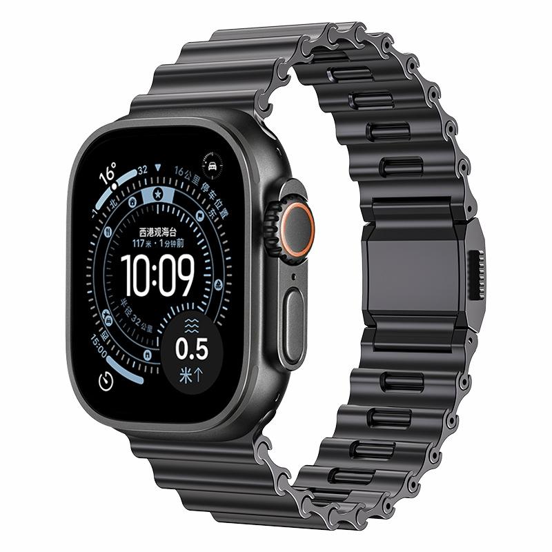 Magnetic Stainless Steel Band for Apple Watch Ultra 3 2 49mm Business Men Straps For iwatch 11 10 9 8 7 6 5 4 se 46mm 45mm 44mm
