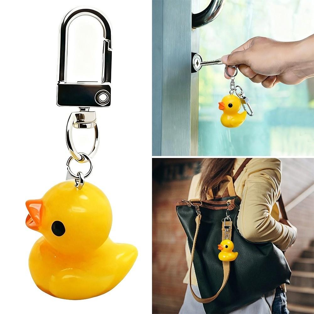 5pcs Little Yellow Duck Mini Key Chain Cartoon Mini Duck Duck Keychain Pendant Mini Bag Accessories Key Decoration Ckass Prize
