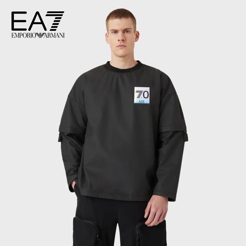 

Emporio Armani EA7 Men s Faux Two-Piece Sweatshirt M