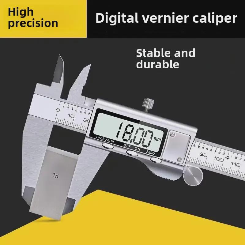

High-Precision Stainless Steel Digital Caliper - Electronic Vernier Measuring Tool